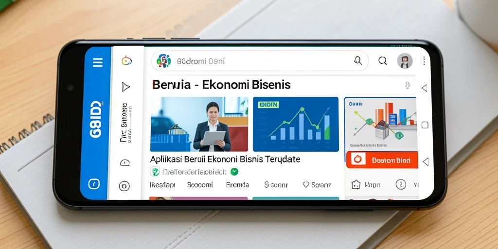 Tampilan antarmuka aplikasi 68IDN yang informatif dan menarik.