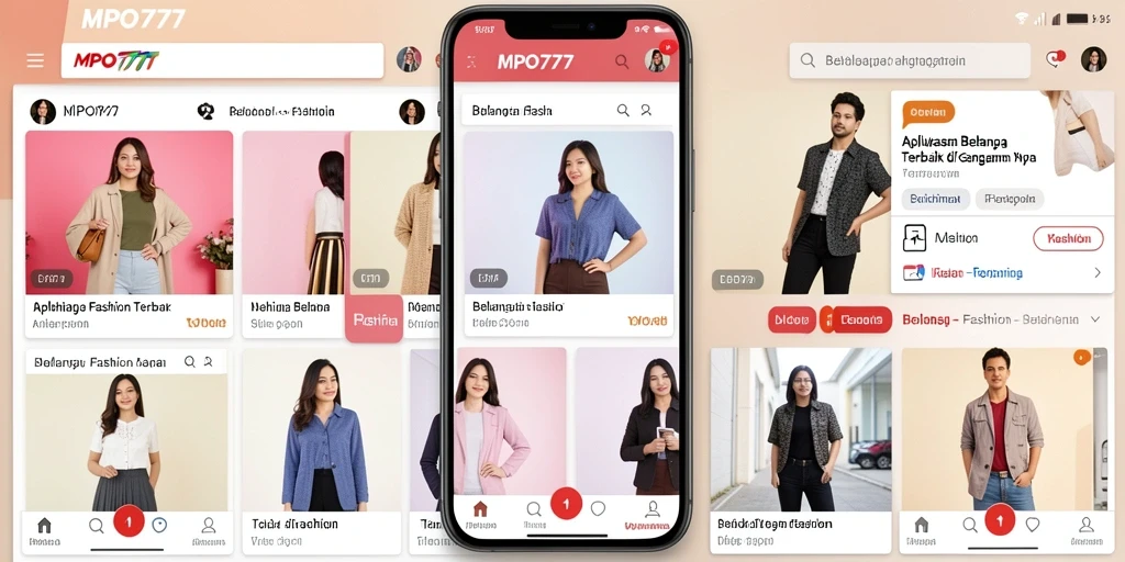 Antarmuka MPO777 yang modern dan mudah dijelajahi untuk belanja fashion.