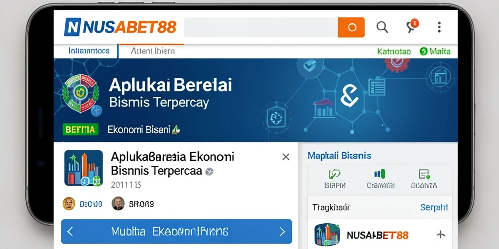 Antarmuka aplikasi NUSABET88 menampilkan berita ekonomi terbaru dan analisis mendalam.