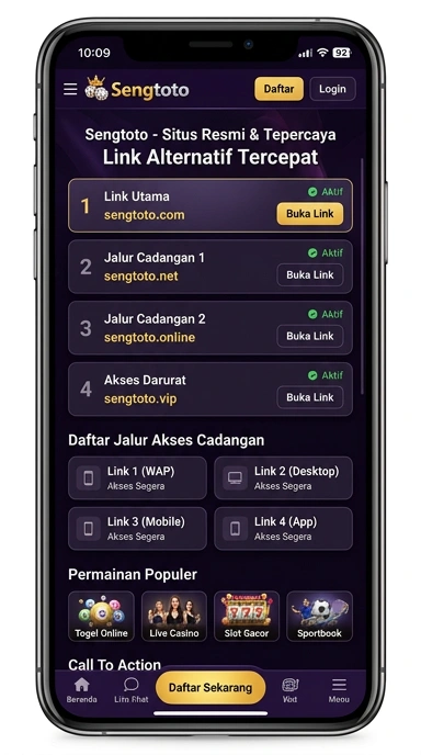 Link Alternatif untuk Akses SengToto di Indonesia