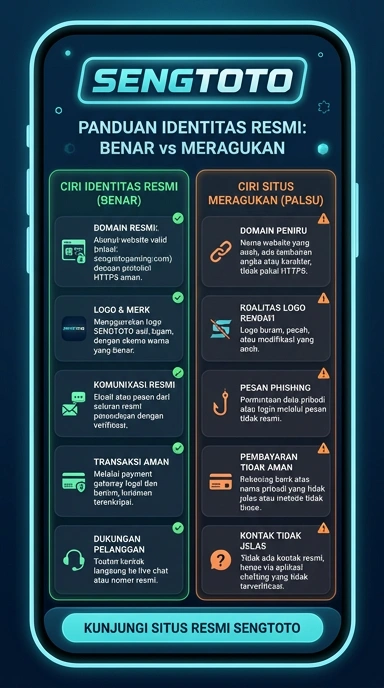 Halaman Resmi SengToto untuk Pengguna Android